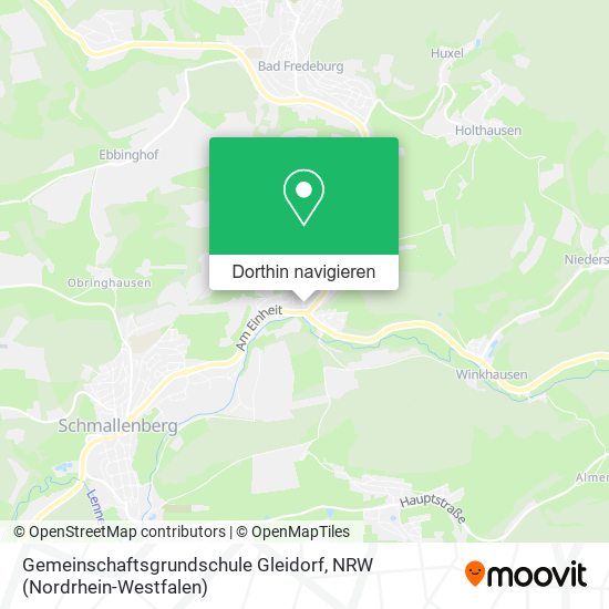 Gemeinschaftsgrundschule Gleidorf Karte