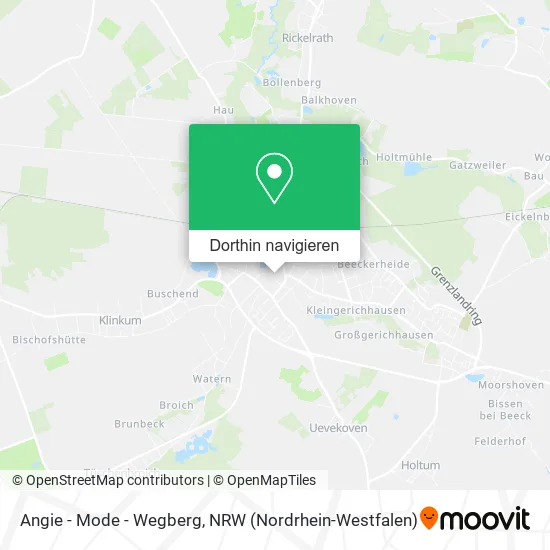 Angie - Mode - Wegberg Karte