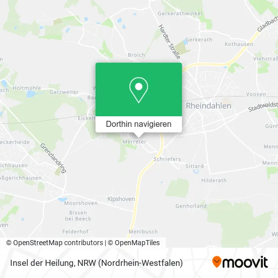 Insel der Heilung Karte