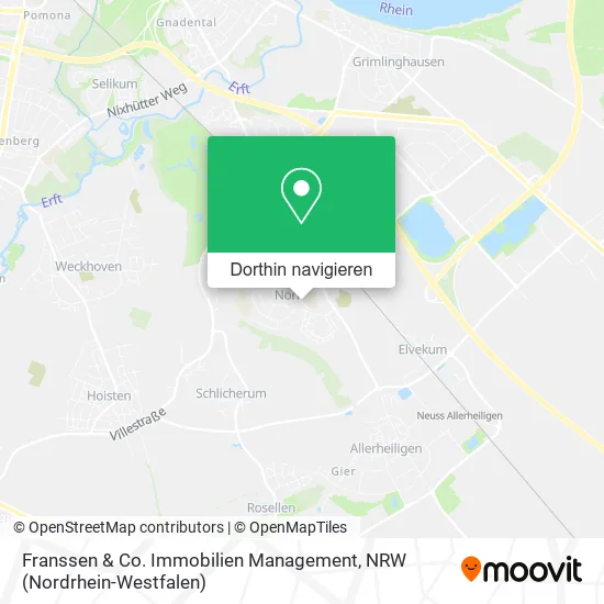 Franssen & Co. Immobilien Management Karte