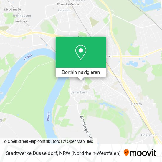 Stadtwerke Düsseldorf Karte