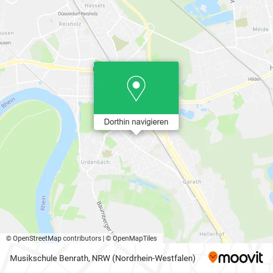 Musikschule Benrath Karte