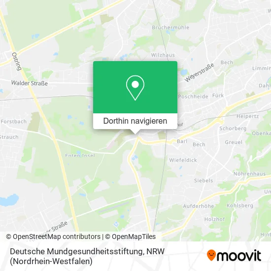 Deutsche Mundgesundheitsstiftung Karte