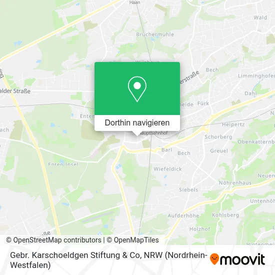 Gebr. Karschoeldgen Stiftung & Co Karte