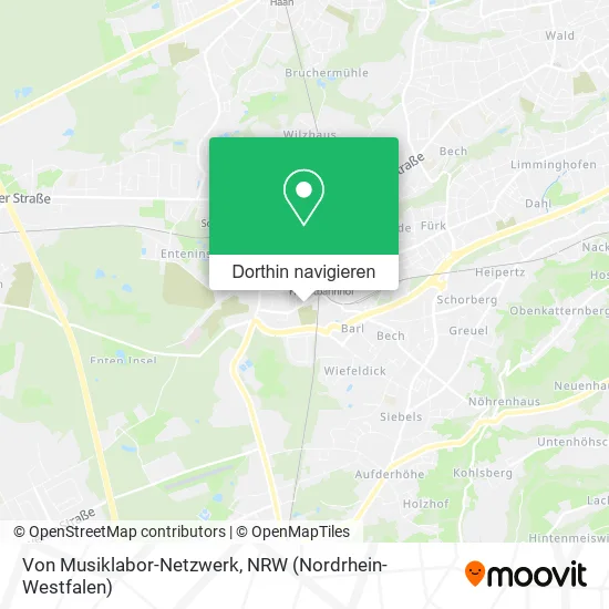 Von Musiklabor-Netzwerk Karte