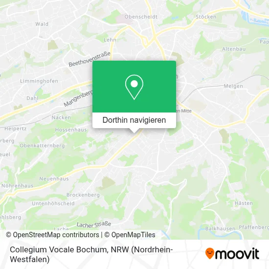 Collegium Vocale Bochum Karte