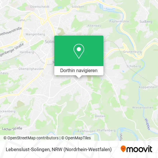 Lebenslust-Solingen Karte