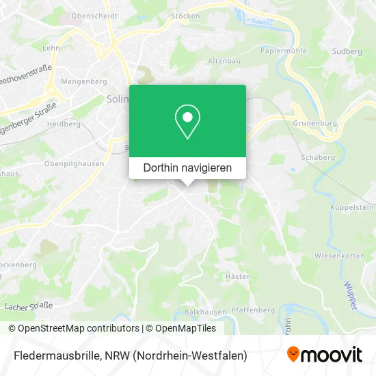 Fledermausbrille Karte