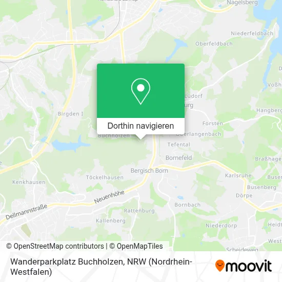 Wanderparkplatz Buchholzen Karte