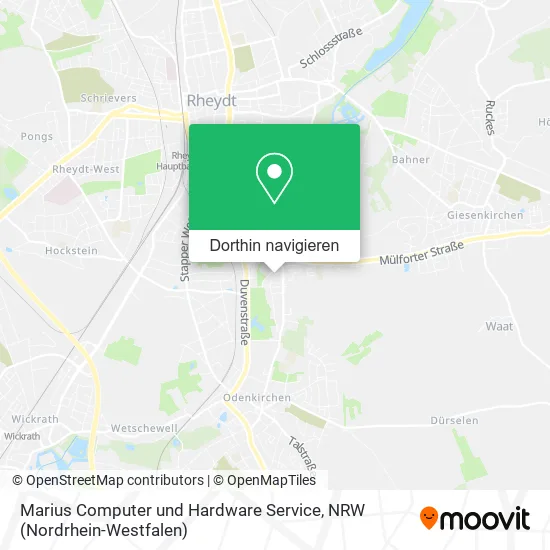 Marius Computer und Hardware Service Karte