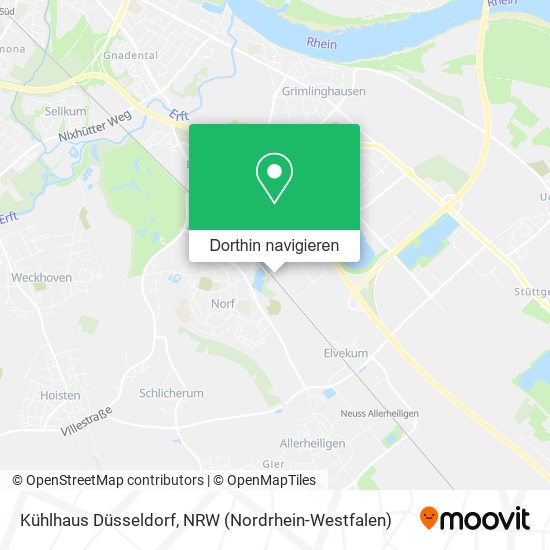 Kühlhaus Düsseldorf Karte