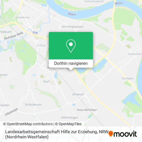 Landesarbeitsgemeinschaft Hilfe zur Erziehung Karte