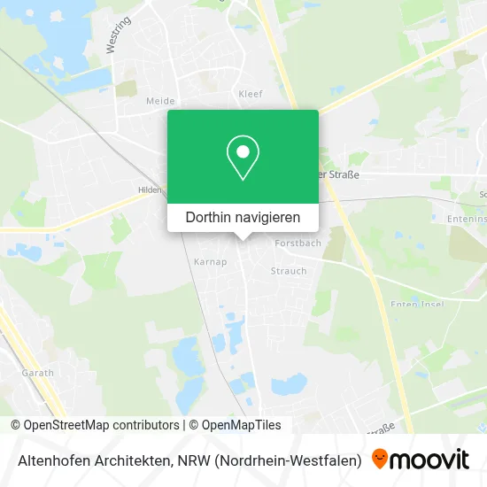 Altenhofen Architekten Karte