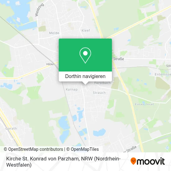Kirche St. Konrad von Parzham Karte