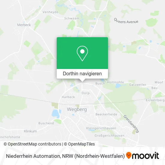 Niederrhein Automation Karte