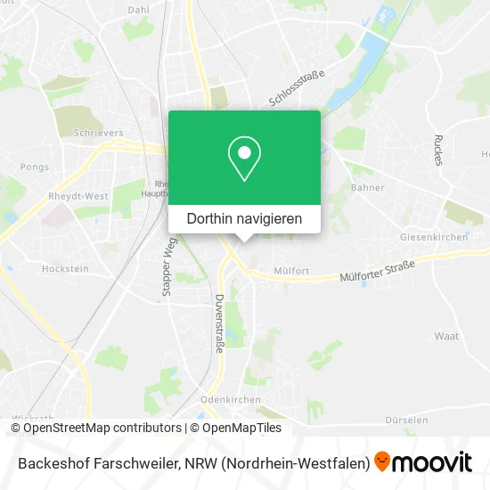 Backeshof Farschweiler Karte