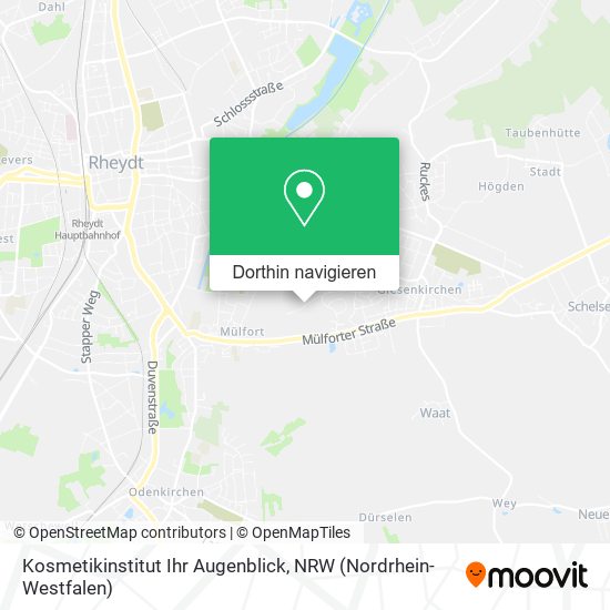Kosmetikinstitut Ihr Augenblick Karte