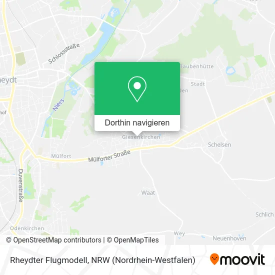 Rheydter Flugmodell Karte