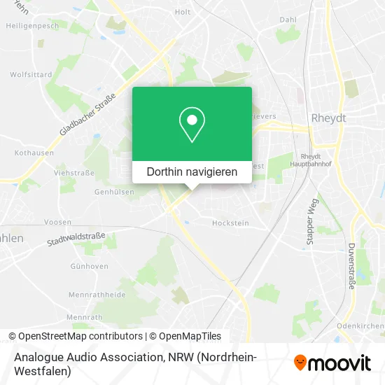 Analogue Audio Association Karte