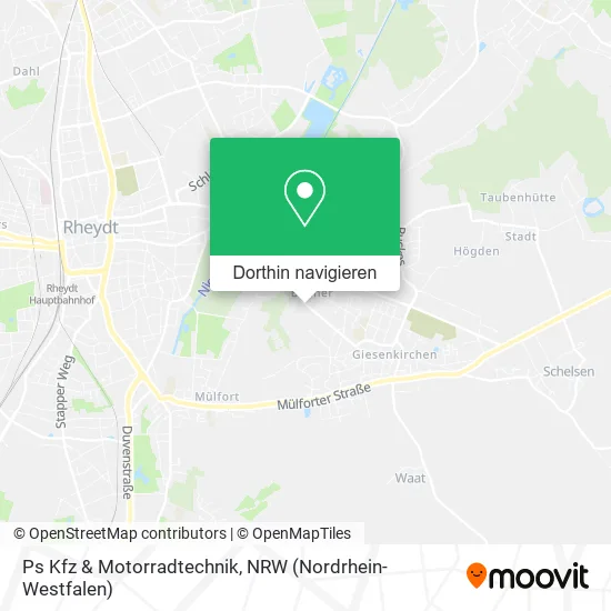 Ps Kfz & Motorradtechnik Karte