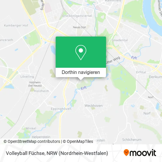 Volleyball Füchse Karte