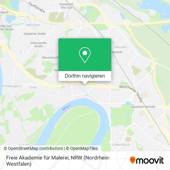 Freie Akademie für Malerei Karte