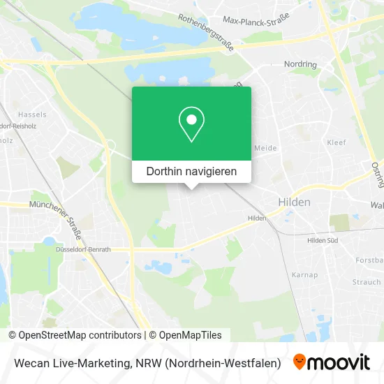 Wecan Live-Marketing Karte