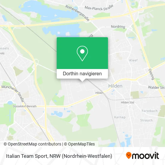 Italian Team Sport Karte