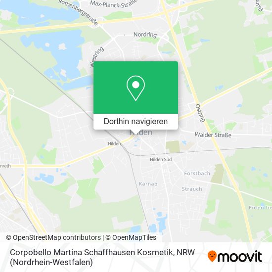 Corpobello Martina Schaffhausen Kosmetik Karte