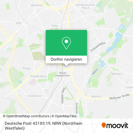 Deutsche Post 43185:19 Karte