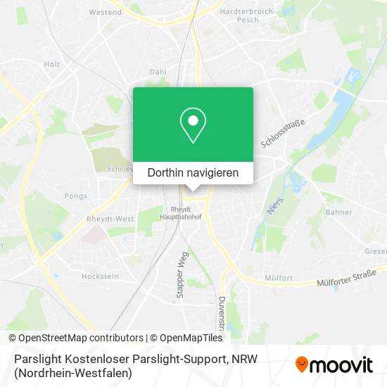 Parslight Kostenloser Parslight-Support Karte