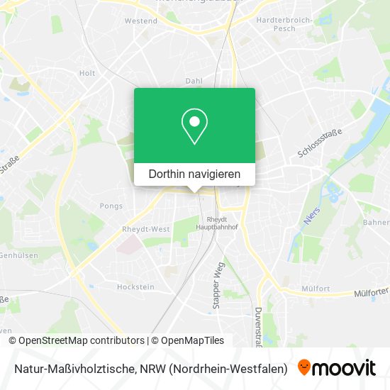 Natur-Maßivholztische Karte