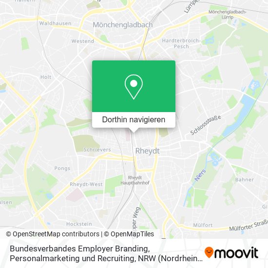 Bundesverbandes Employer Branding, Personalmarketing und Recruiting Karte