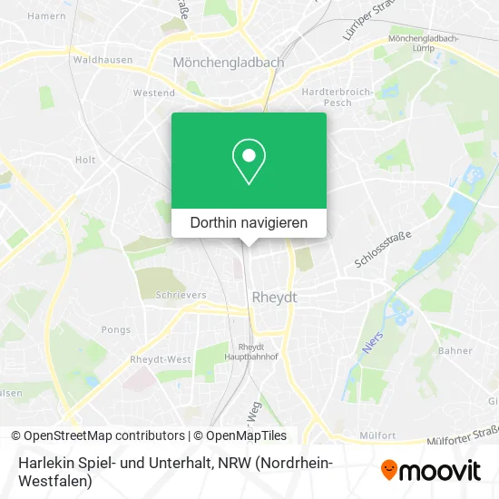 Harlekin Spiel- und Unterhalt Karte