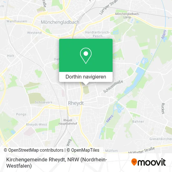 Kirchengemeinde Rheydt Karte