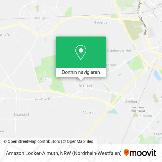 Amazon Locker-Almuth Karte