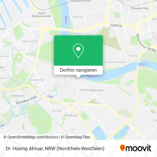 Dr. Hüsing Aktuar Karte