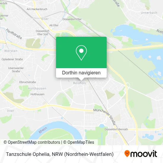 Tanzschule Ophelia Karte