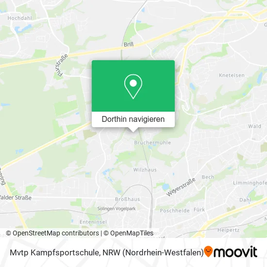 Mvtp Kampfsportschule Karte