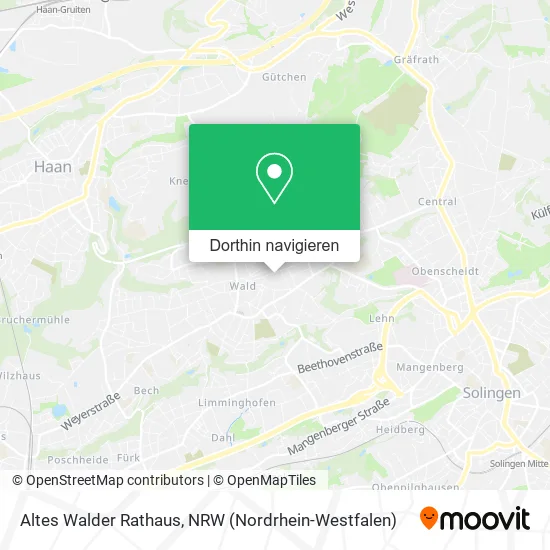 Altes Walder Rathaus Karte