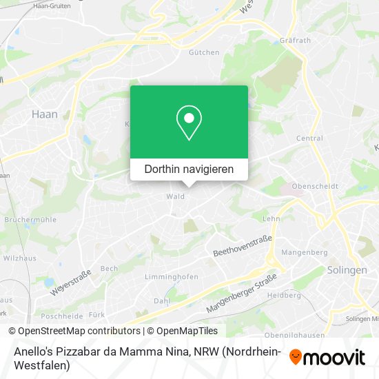 Anello's Pizzabar da Mamma Nina Karte