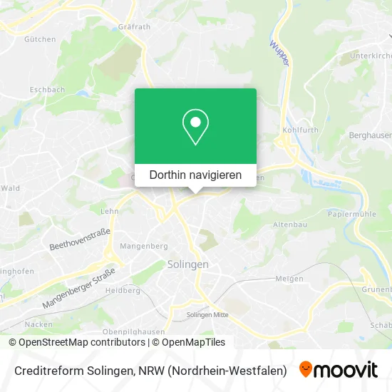 Creditreform Solingen Karte