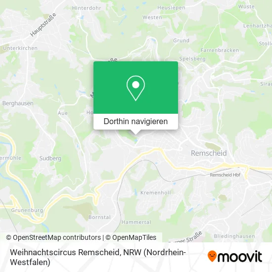 Weihnachtscircus Remscheid Karte