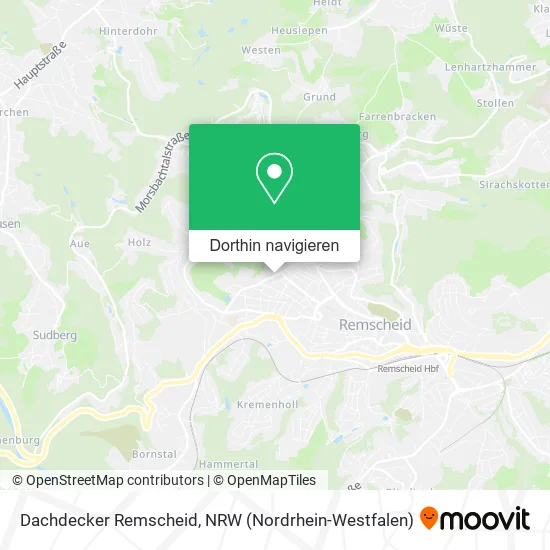 Dachdecker Remscheid Karte