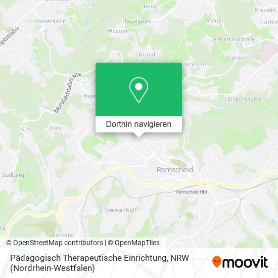 Pädagogisch Therapeutische Einrichtung Karte