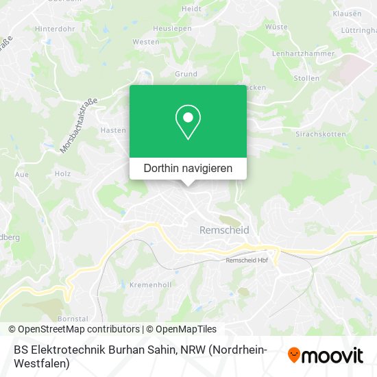 BS Elektrotechnik Burhan Sahin Karte