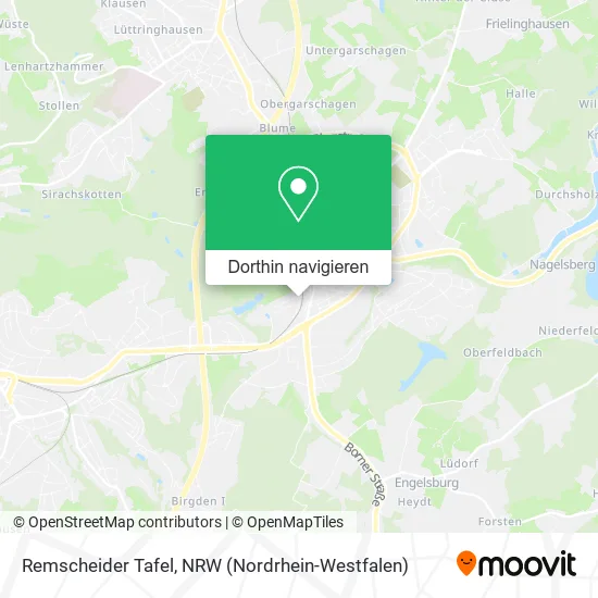 Remscheider Tafel Karte