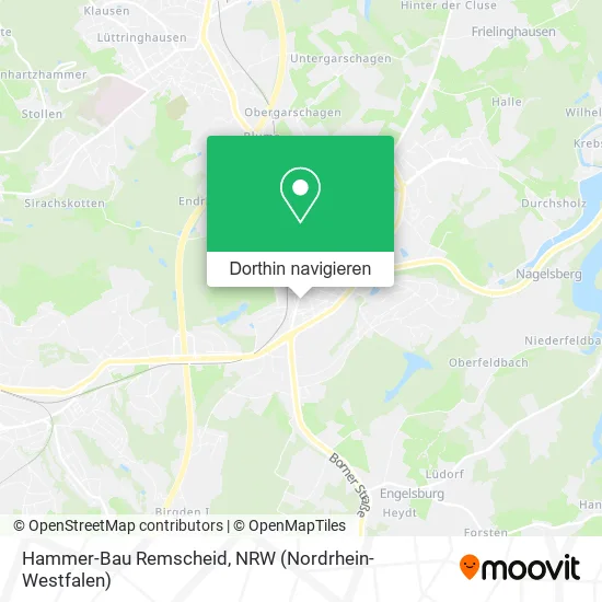 Hammer-Bau Remscheid Karte