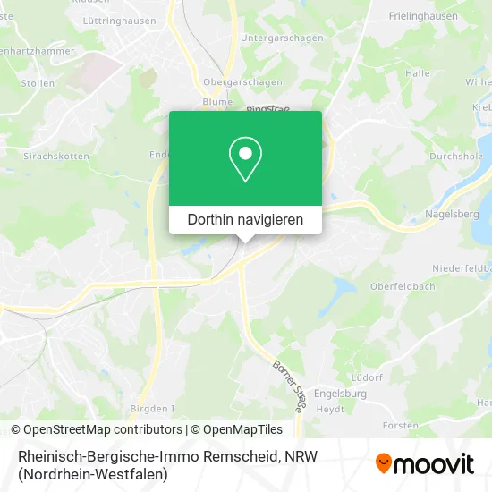 Rheinisch-Bergische-Immo Remscheid Karte