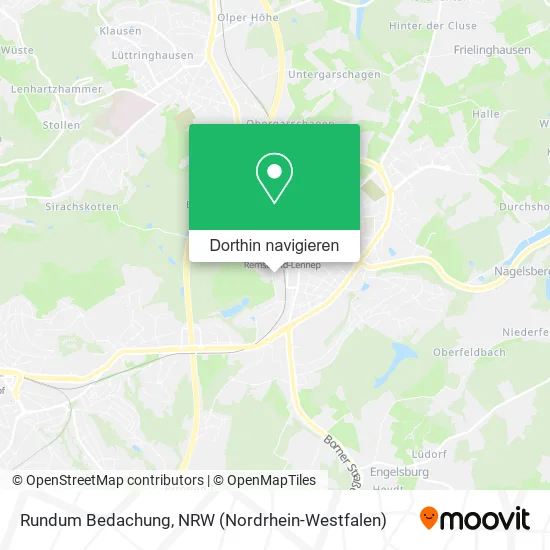 Rundum Bedachung Karte